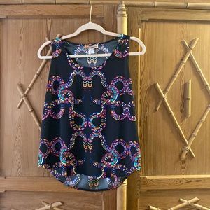 Black Mara Hoffman snake print tank size medium